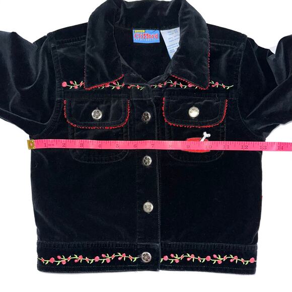 Rare Vintage Y2K Clifford The Big Red Dog Black Velour Scholastic Jacket Size 3T - Picture 11 of 13